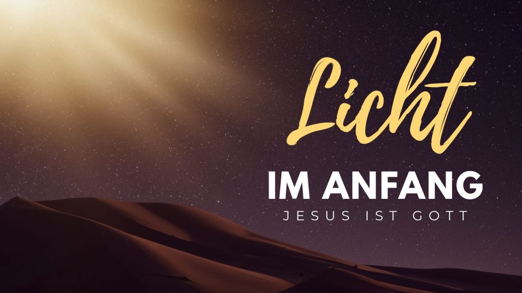LICHT #1 IM ANFANG