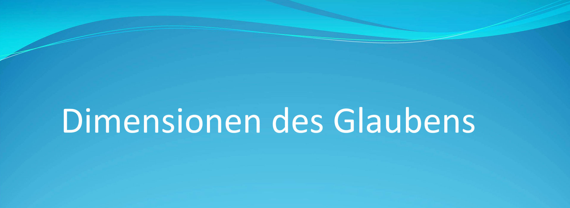 Wenn Christus alles bedeutet