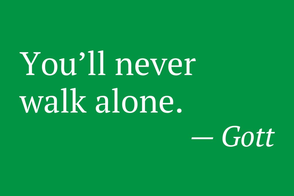 Gott spricht in Bremen #5 You’ll never walk alone