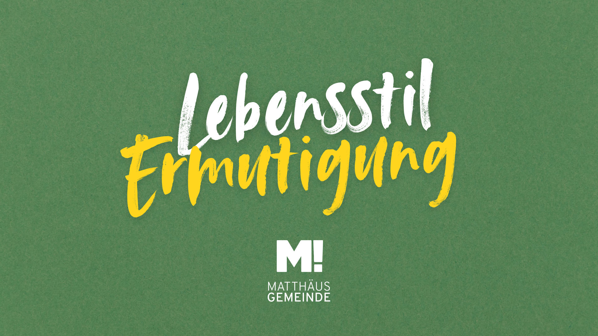 Lebensstil Ermutigung
